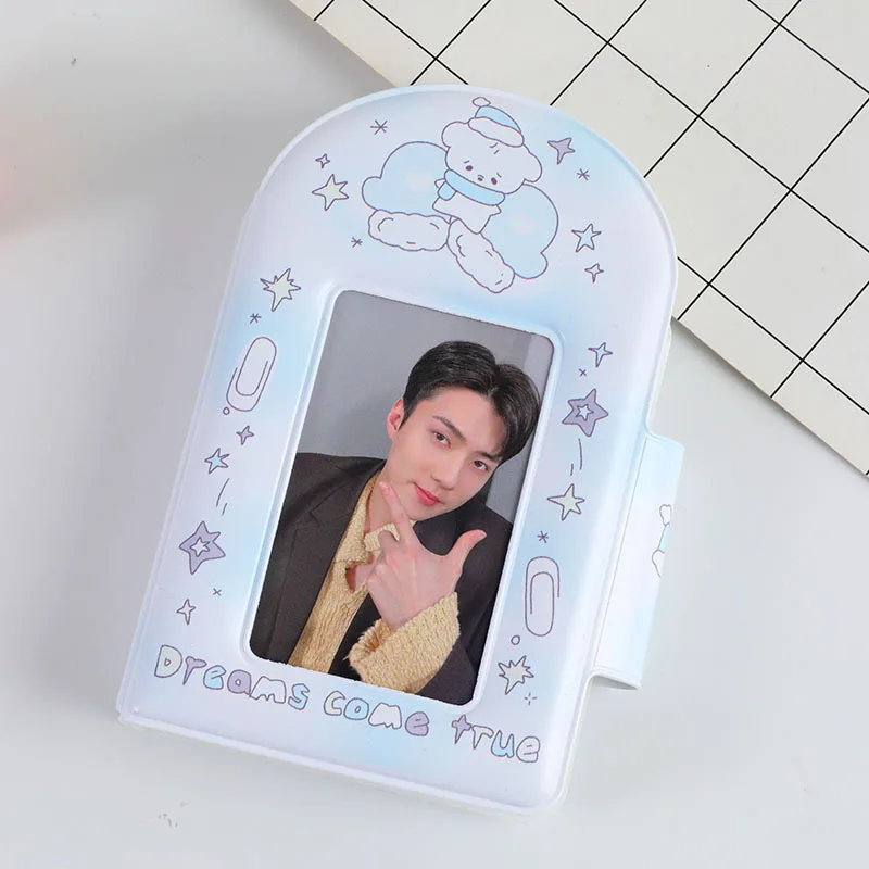 Cartoon Photo Album 32 Pockets 3 inch Photocard Holder Cute Puppy Mini Instax Photos Collect Book Korean Idol Photo Card Holder 3