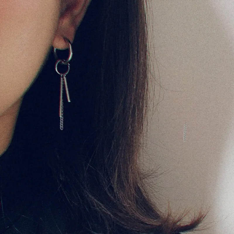 Trendy Unisex Punk Goth Pop Stainless Steel Zoro Earrings For Women Men Trendy Hip Hop Pendants Earring Ear Jewelry Accessories 5