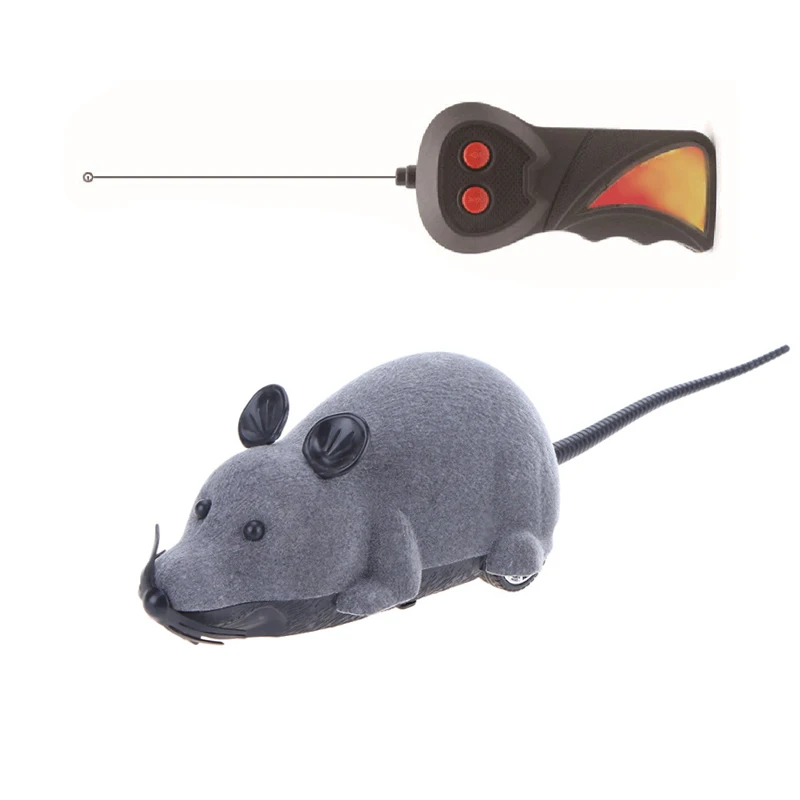 Funny Cat Toy Mouse Wireless Remote Control Simulation Mouse Electric Funny Cat Pet Toy with Remote Control Pet Toys Cat Toys 