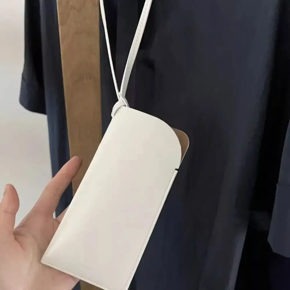 Leder Brillenetui Mit Halsband - Tragbare Aufbewahrung Für Brille & Sonnenbrille