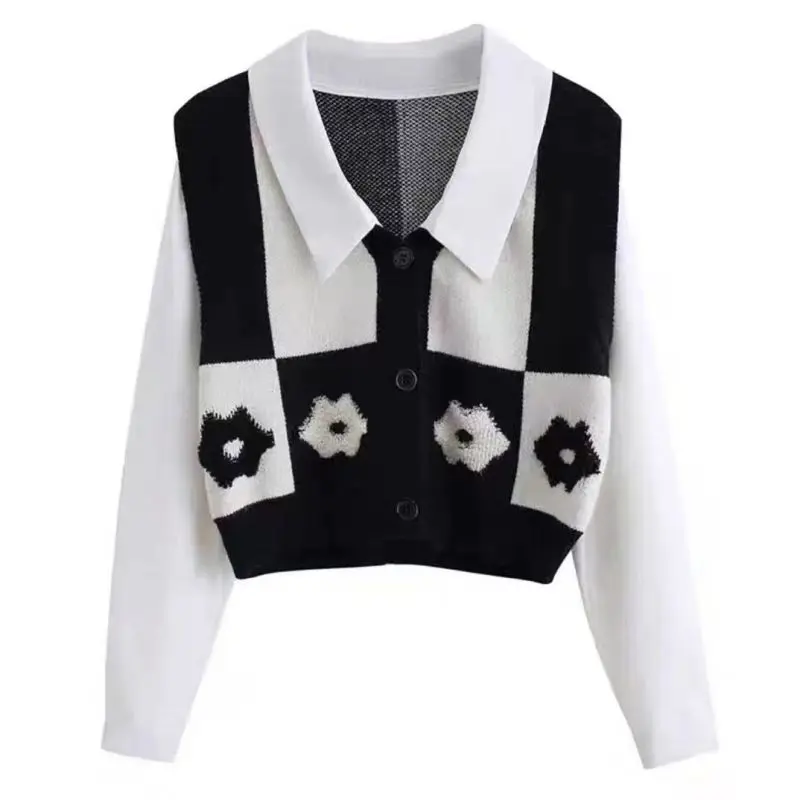 Spring Autumn Suit 2023 New Age Reducing Loose Knitted Sweater Show Slender Temperament Strap Dress Two Piece Set For Women