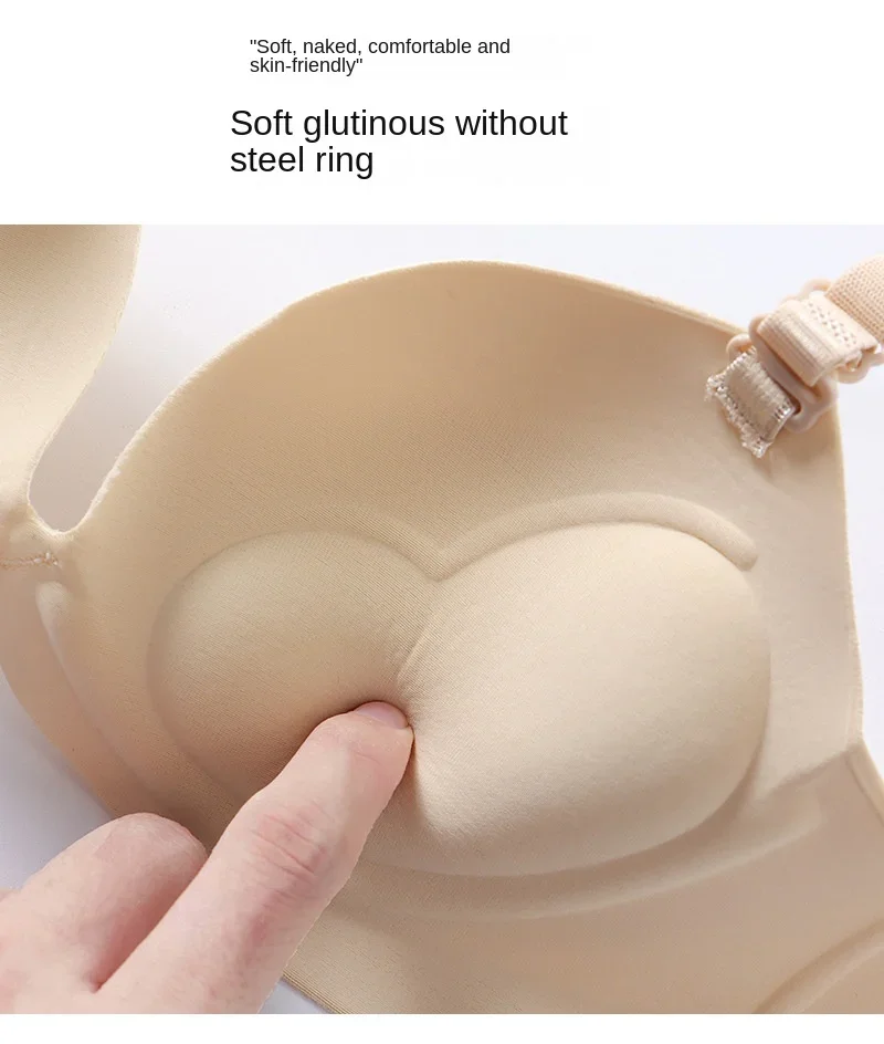 Frauen nahtlosen BH sexy Push-up Bra lette kein Draht Mädchen Studenten atmungsaktive Dessous Mode Tasse drahtlose weibliche Dessous – Detail 6