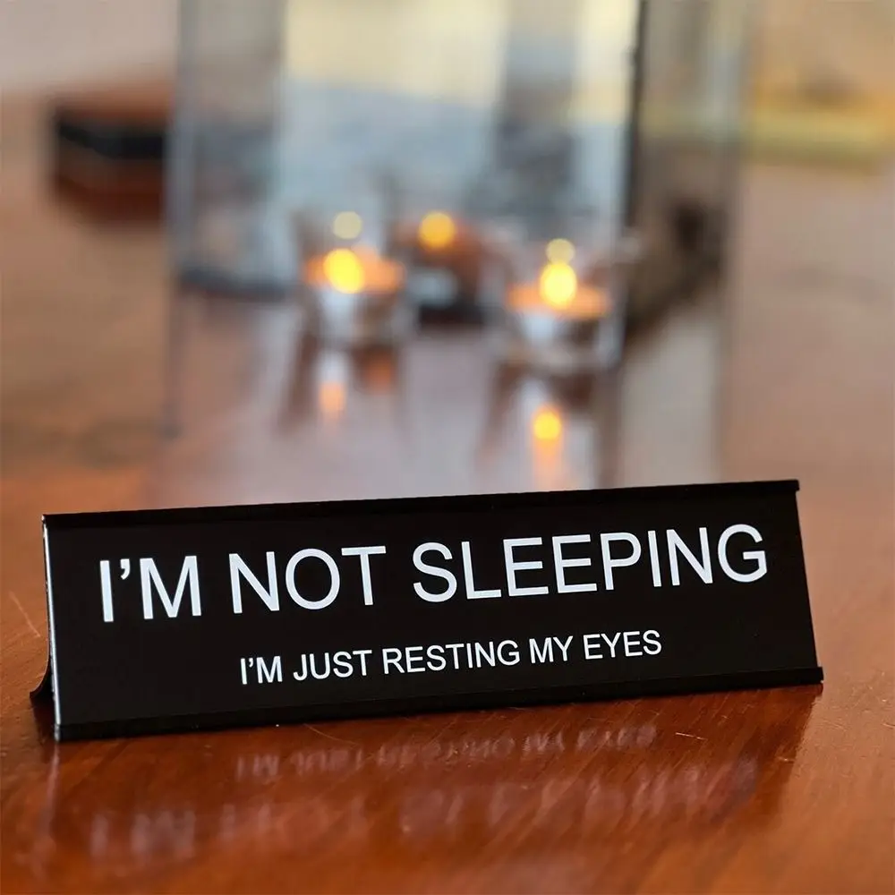 Office decor signs funny quote workplace desk decor