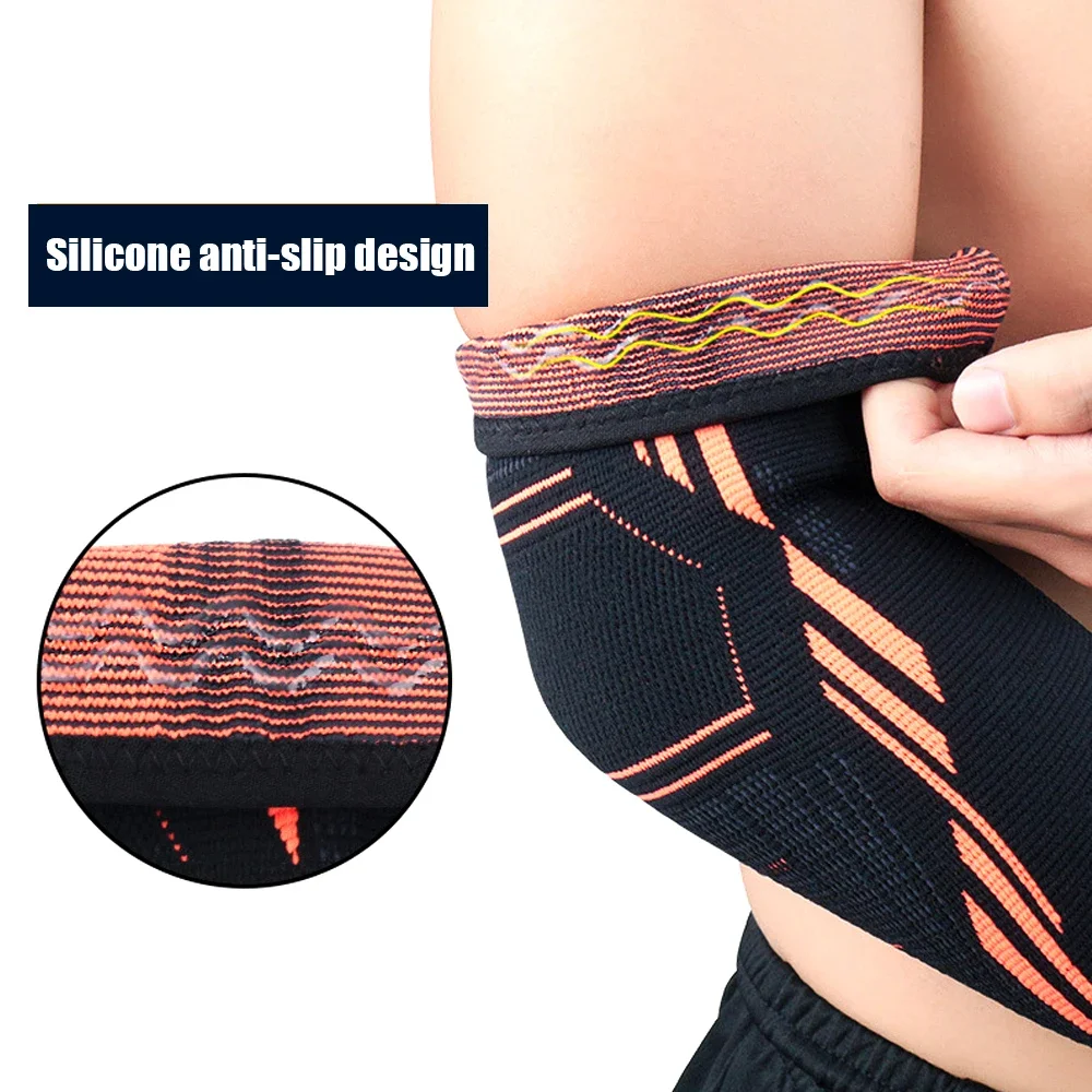 JUUMMP Sports Elbow Brace Compression Support Sleeve for Tendonitis Tennis Elbow Golf Elbow Treatment Reduce Joint Pain elbow brace