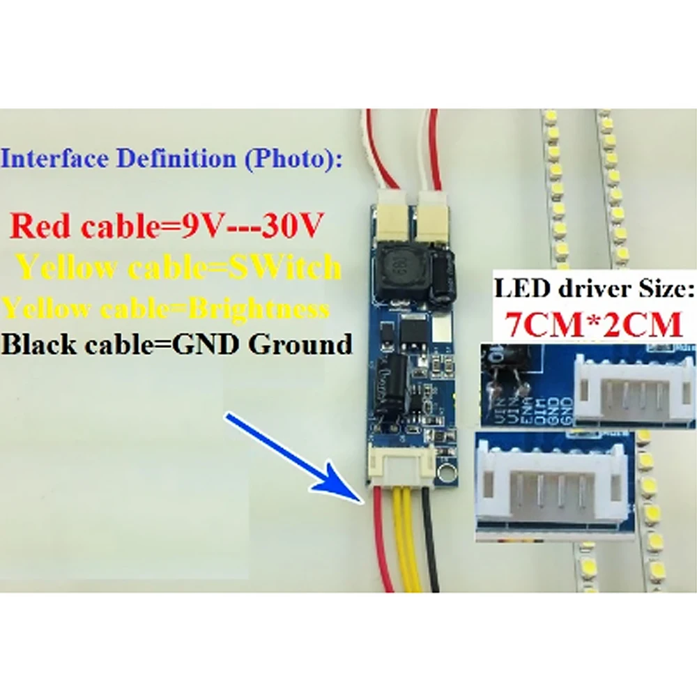 CCFL Tela LCD para Monitor LED, 620mm