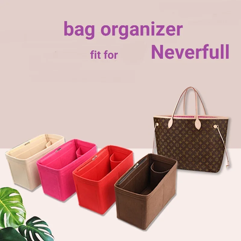 【Only Sale Inner Bag】Bag Organizer Insert For Lv Neverfull GM MM PM Makeup Divider Shaper Protector Compartment Bag