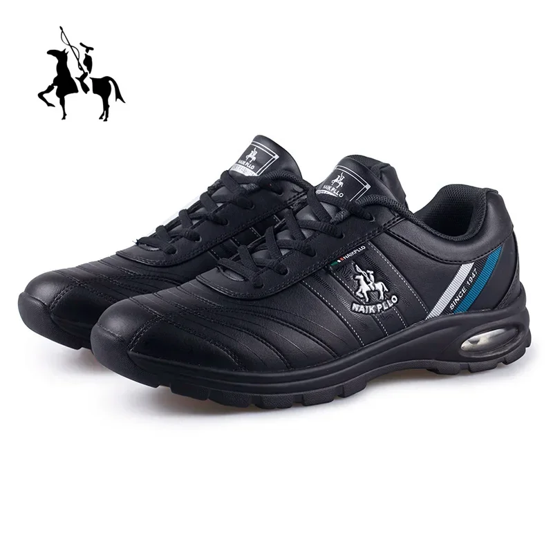 Casual Shoes Men's Outdoor Leather Casual Sneakers for Large Size