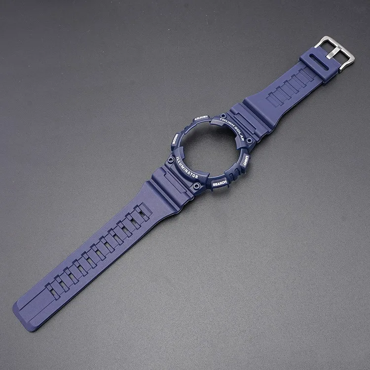 Resin Case Cover for Casio Watch band Bracelet accessories Strap Replacement Watchband for Casio G-Shock AQ-S810W/AQ-S800W Wrist 