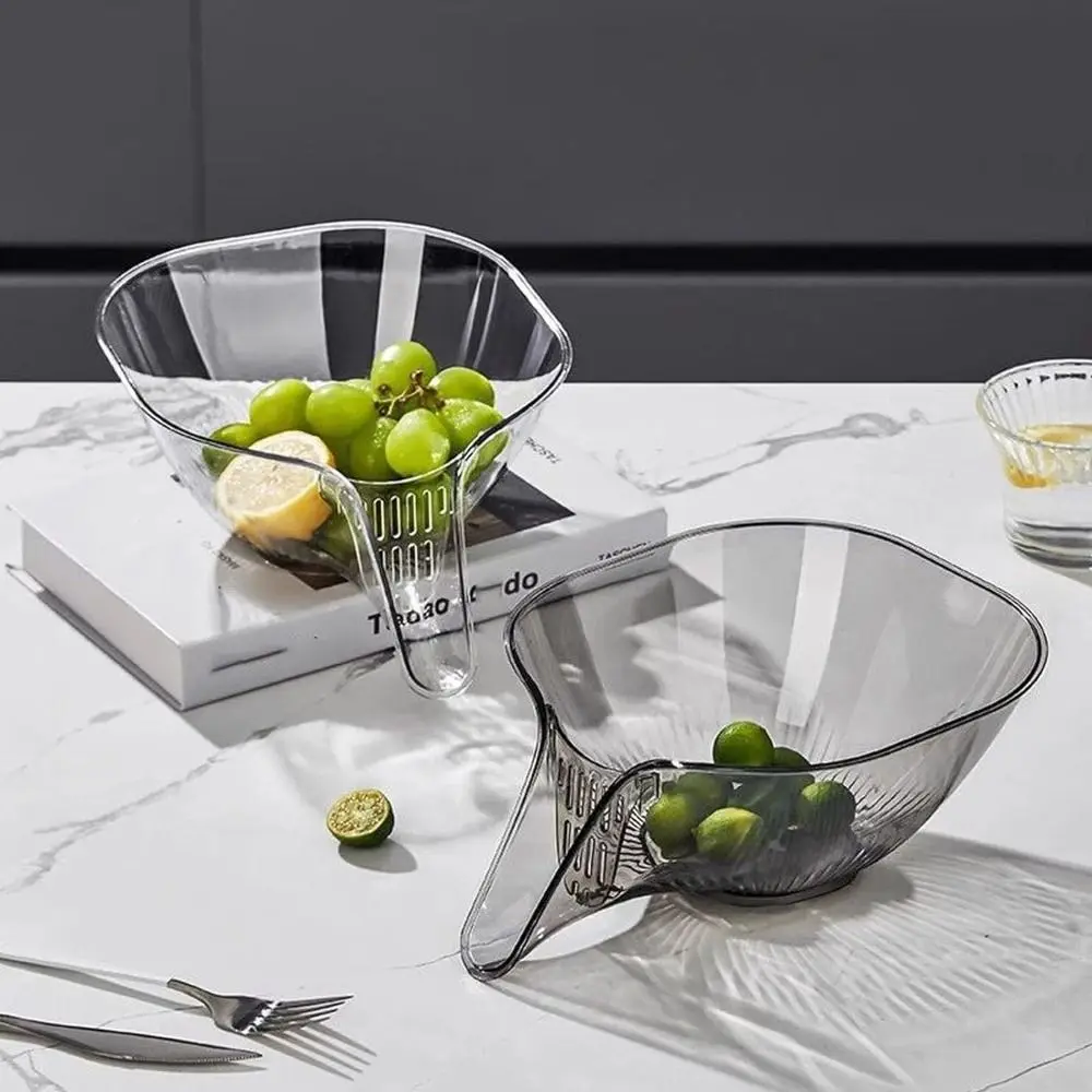 Multifunctional Drain Basket Drain Bowl Household Sink Vegetable Basin Kitchen Washing Fruit Plate Plastic 1