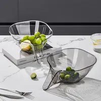 Multifunctional Drain Basket Drain Bowl Household Sink Vegetable Basin Kitchen Washing Fruit Plate Plastic 1
