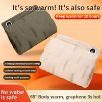 Hand Warmer Electric Heater Graphene USB Charging Heating Flannel Warmer Bag Winter Hand Warmer Feet Warm Belly for Office Home 2