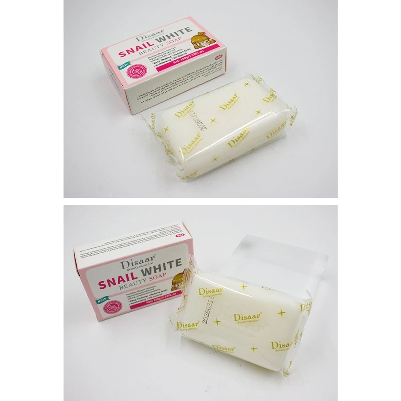 

Sdotter Snail Soap for Brightening Complexion Deep Cleaning Remove Spots Body Moistening Cleaning Soap White Beauty Snail Soap