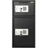 VEVOR 70L Security Safe Box Home Safe Steel Safe Box Strong Box w Digital Lock Electronic Large Double Door For Money  Jewelry 1