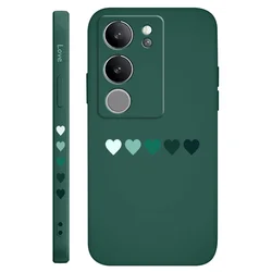 Radiant Gradient Heart Phone Case for Y20 (Dark Green)