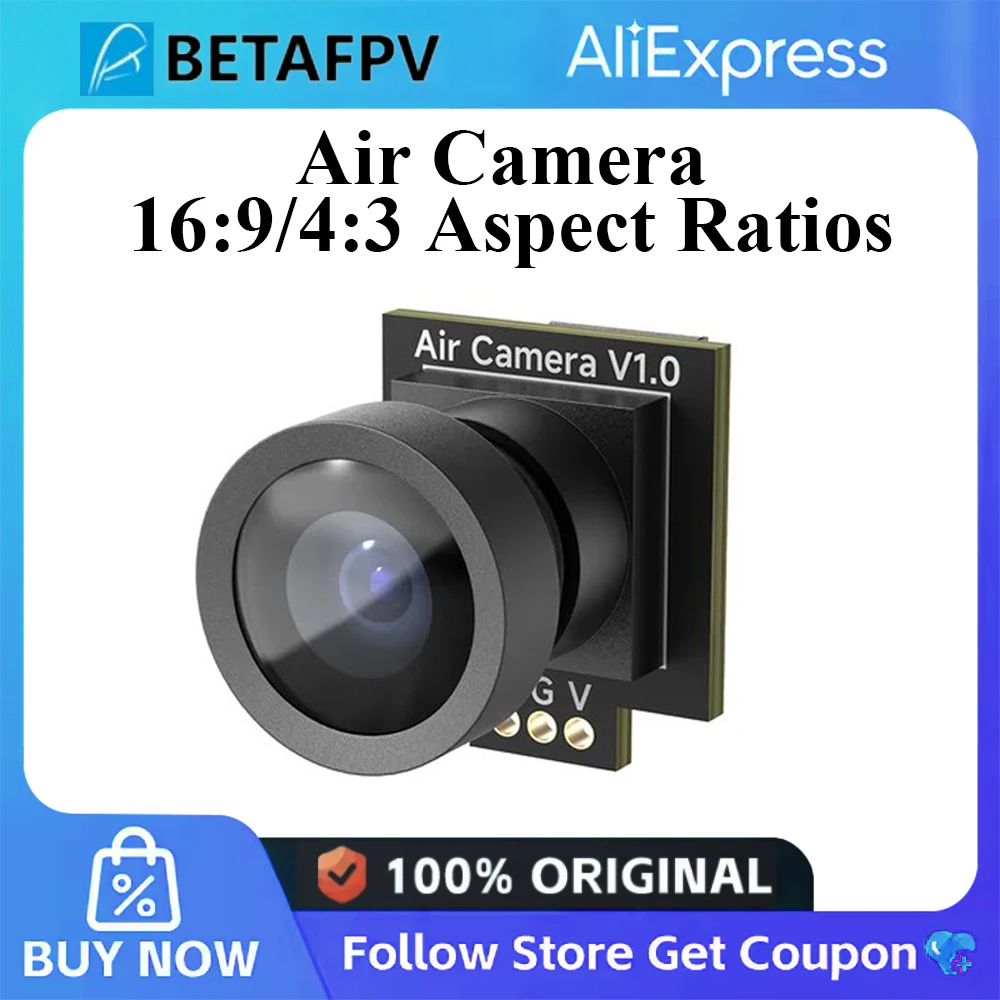 BETAFPV Air Camera 16:9 173° FOV or 4:3 141° FOV Aspect Ratios for Air65ⅡAir75ⅡMeteor75 Pro 2026 New
