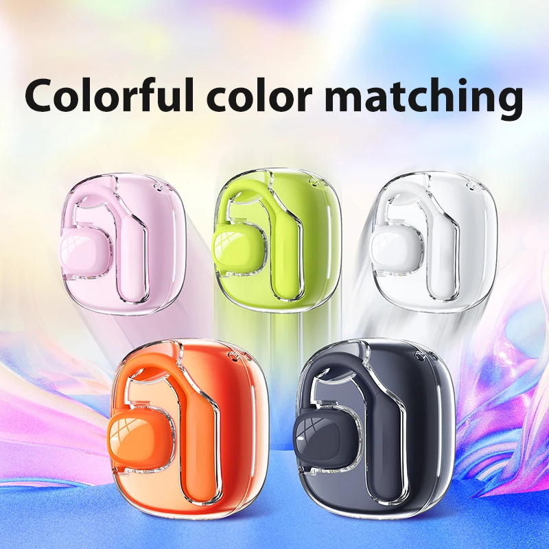 

Wireless Bluetooth Headset V5.3 HIFI Sound Quality Hanging Ear Headset 12H Working Time Suitable For Game Music Sports Headset