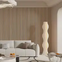 สติ๊กเกอร์ติดผนังลายไม้หนาแบบมีกาวในตัว วอลเปเปอร์กันน้ำสำหรับพื้นและเพดาน ผนังห้องนั่งเล่น 3