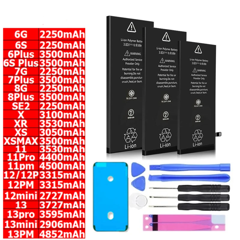 OriginalHighCapacityBatteryForiPhone66S78PlusPhone