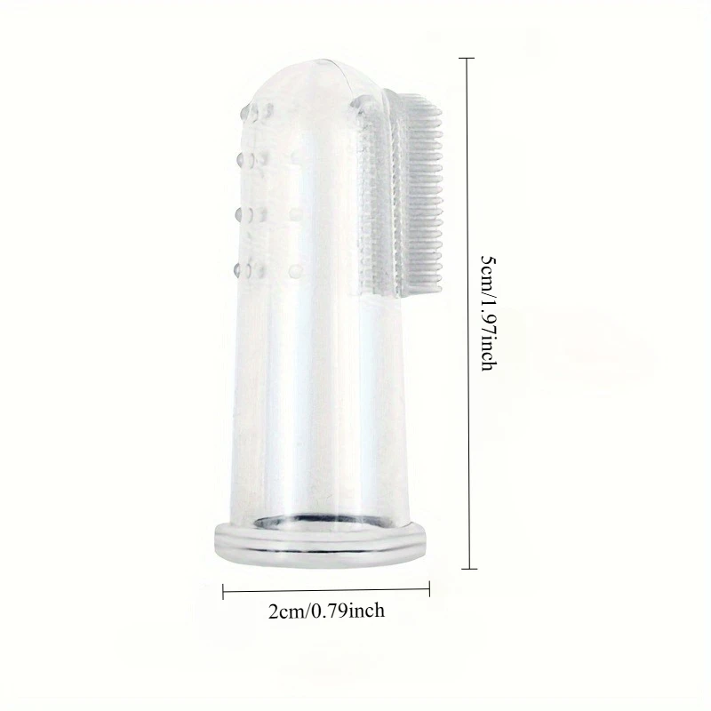 Soft Silicone Pet Finger Toothbrush Set 4