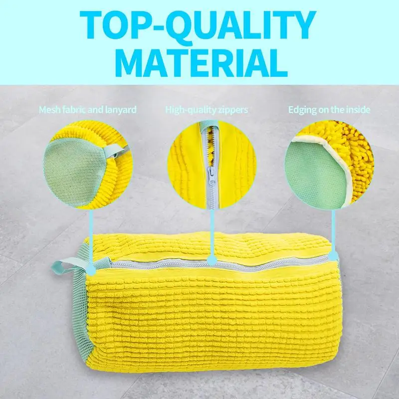 Reusable Mesh Shoe Washing Bag for Washing Machine - 2-Pack Laundry Protector with Gift Box, Durable Footwear Wash Accessories 5
