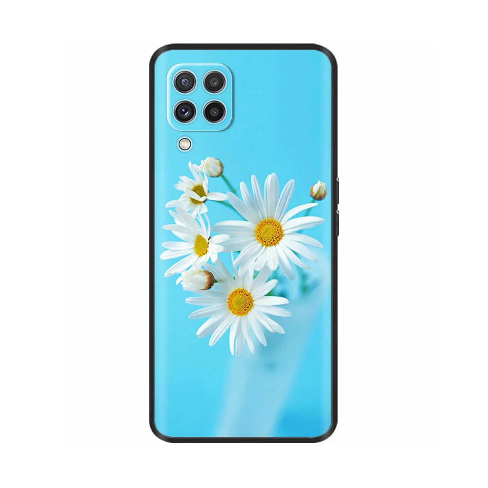 Floral Painted Silicone Protective Case - Elegant Bumper Cover
