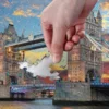 1000 Pieces London Bridge Jigsaw Puzzles, Adults Teens Kids Toys Gift Educational Intellectual Decompressing Fun Family Game 4