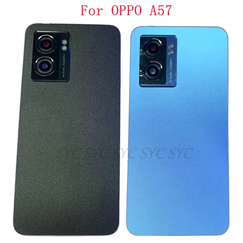 

Original Battery Cover Rear Door Case Housing For OPPO A57 Back Cover with Camera Frame Lens Logo Repair Parts