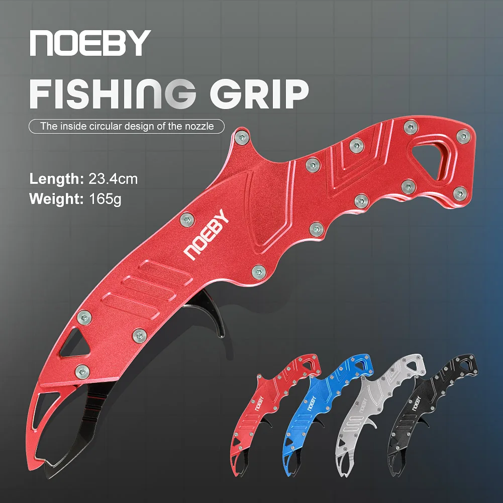 

Noeby Fishing Grip Multifunctional Aluminium Alloy Fish Lip Fish Controller Handle Fishing Tackle Holder Tool Fishing Gripper