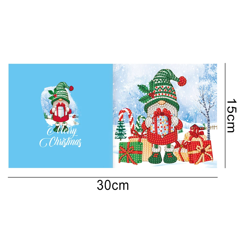 Christmas Diamond Painting Christmas Cards  Diamond Painting Christmas  Cards Set - Diamond Painting Cross Stitch - Aliexpress