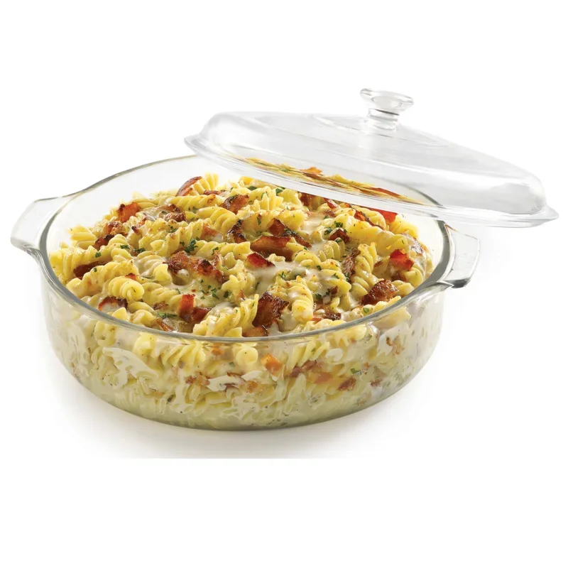 

Стеклянная кастрюля Libbey's Basics с крышкой, 3 кварты