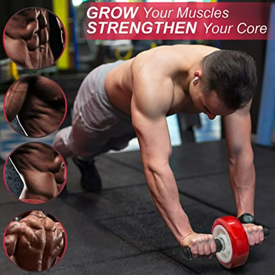 Ab Roller Wheel, Core Exercise Equipment - 880 lbs Weight Capacity, No Noise Ab Wheel for Home Gym Workout