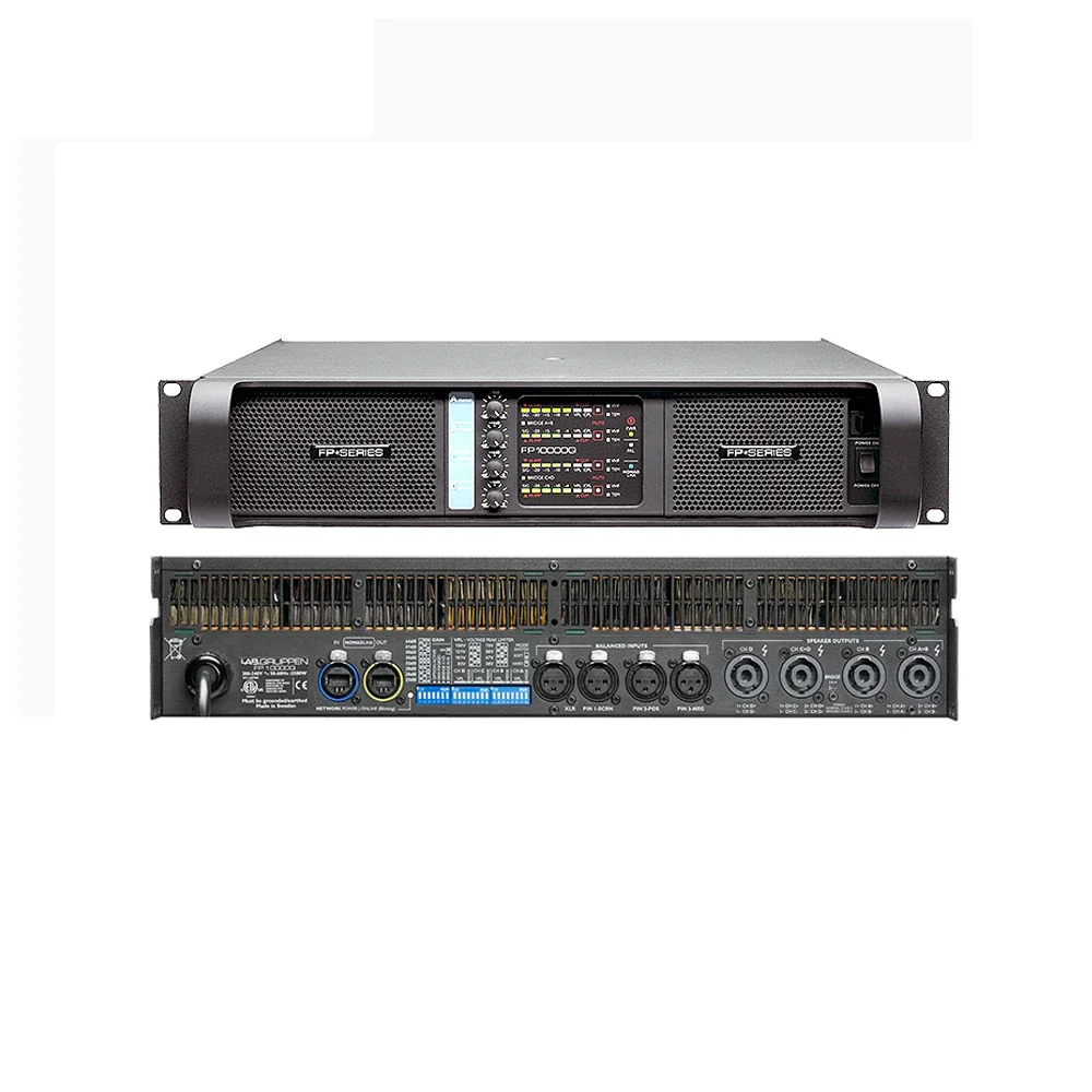 

FP10000Q 4-channels Power Amplifier 10000watts Class-D Professional Audio Amplifiers For Dual 15 Speakers Or Line Array