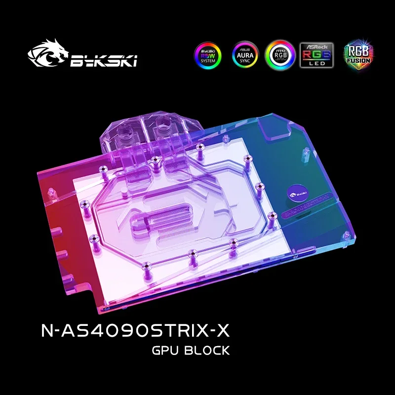 Bykski N-AS4090STRIX-X GPU Block Use for ASUS TUF GAMING RTX 4090