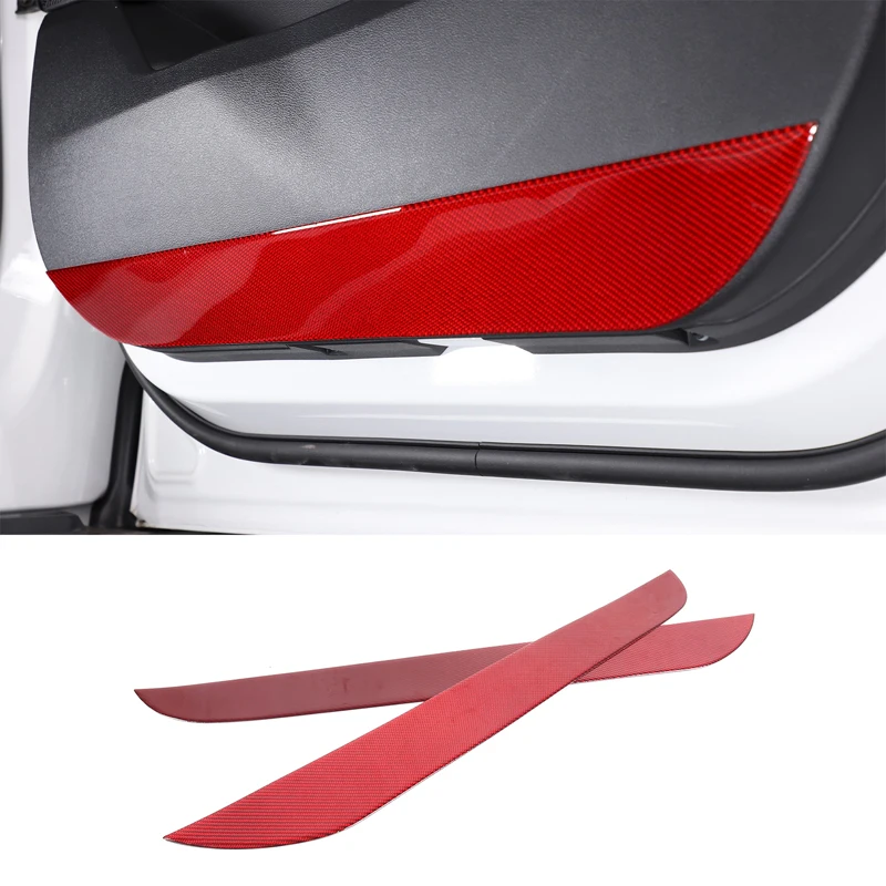Per Bmw X1 Ix1 U10 U11 2023-2024 Car Front Door Anti-Kick Panel Sticker Trim Soft Accessori Interni In Fibra Di Carbonio