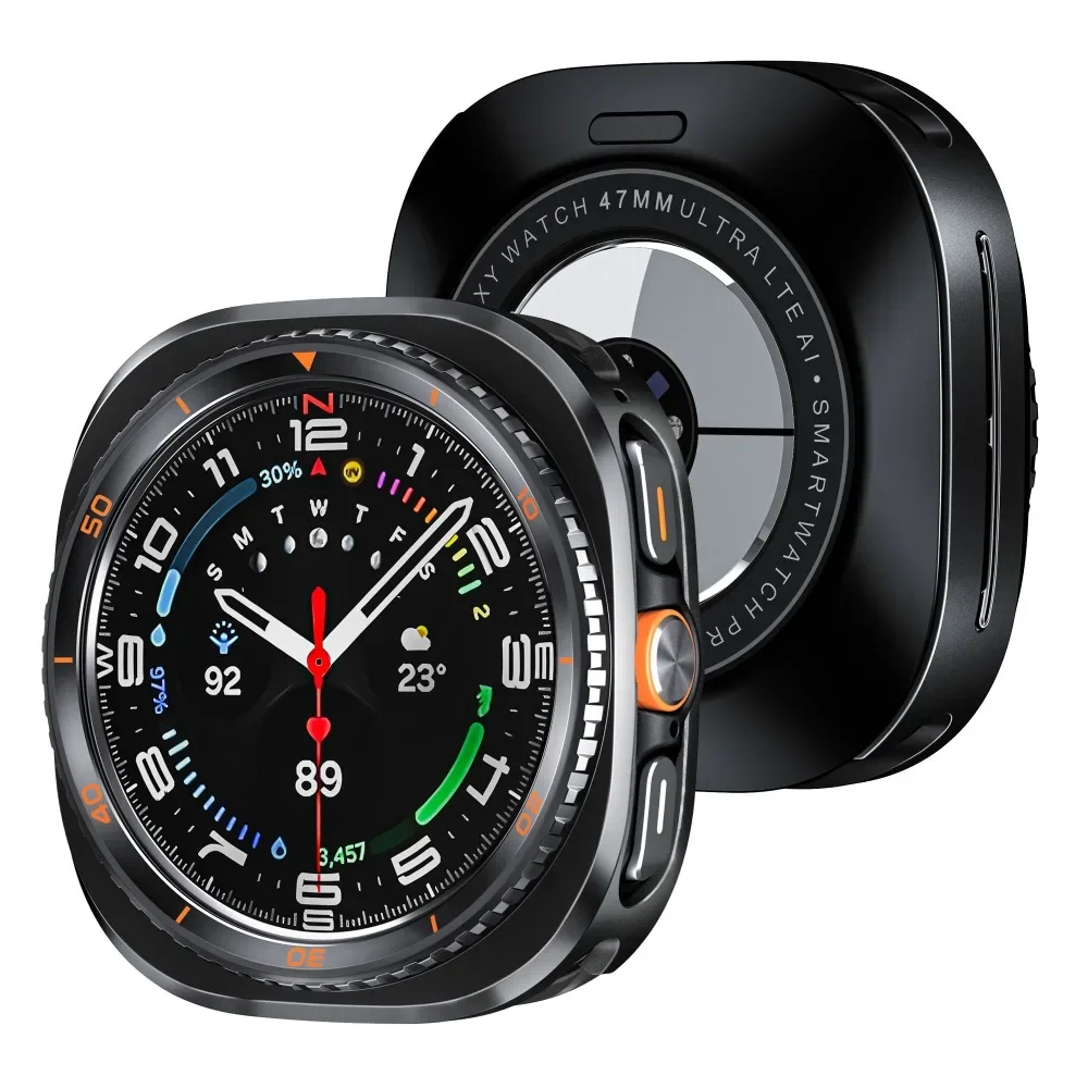 Premium Alloy Metal Watch Case - Sleek Protector Frame Cover