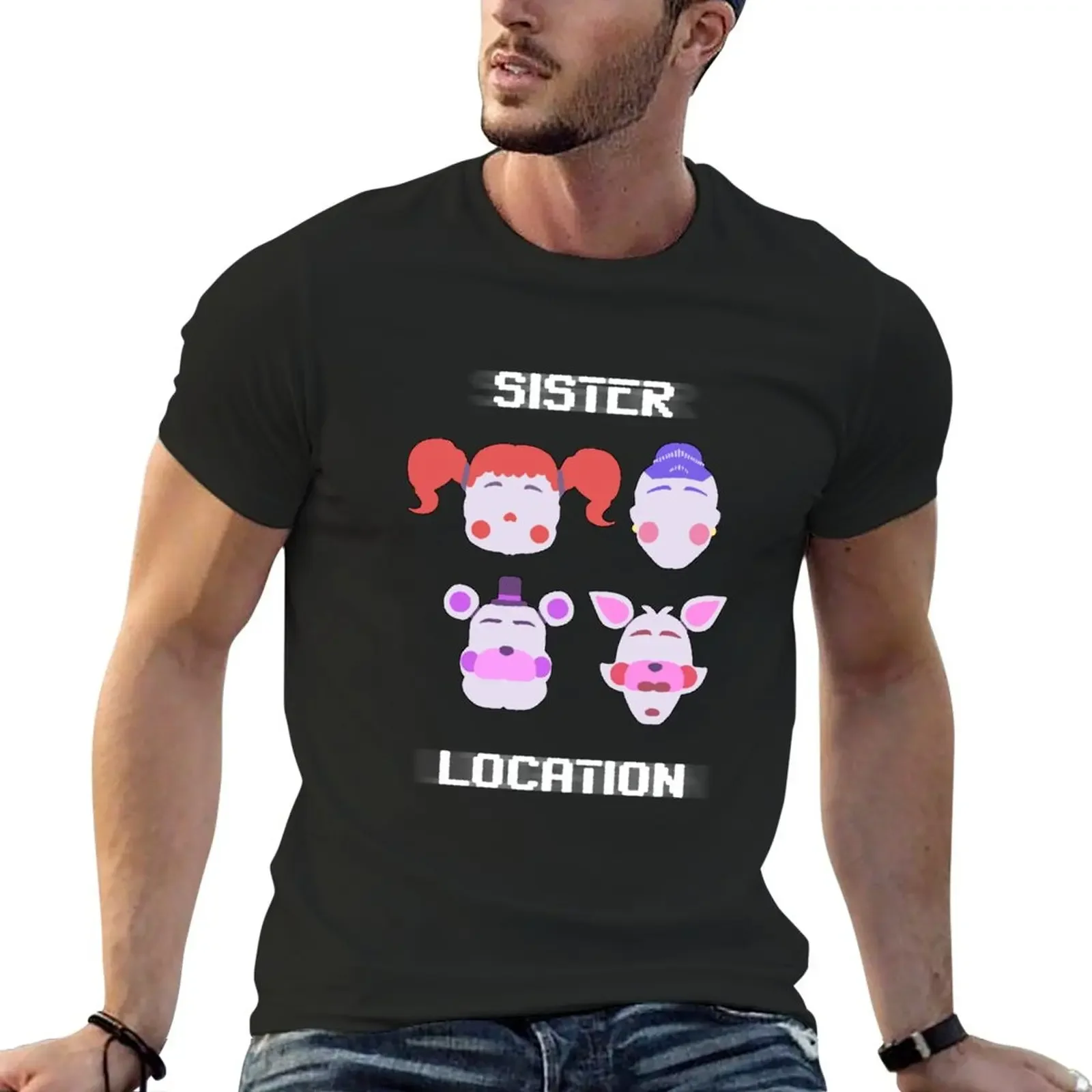 

Sister Location T-Shirt animal prinfor boys blanks t shirts for men cotton