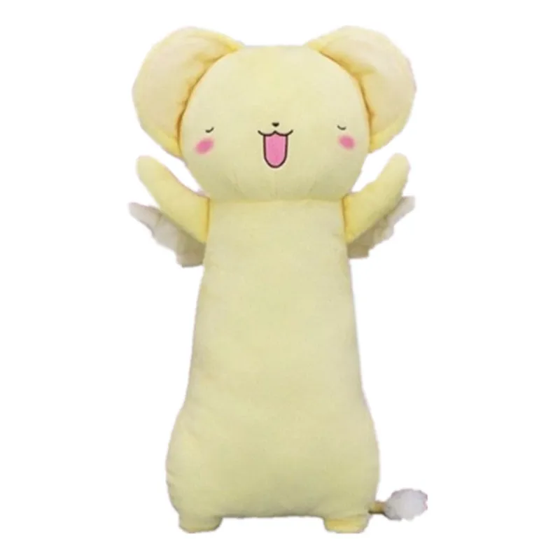 

New Cute Anime Card Captor Sakura Lying Kero Spinel Sun Plush Pillow Cushion Kids Stuffed Toys For Children Gifts 35CM