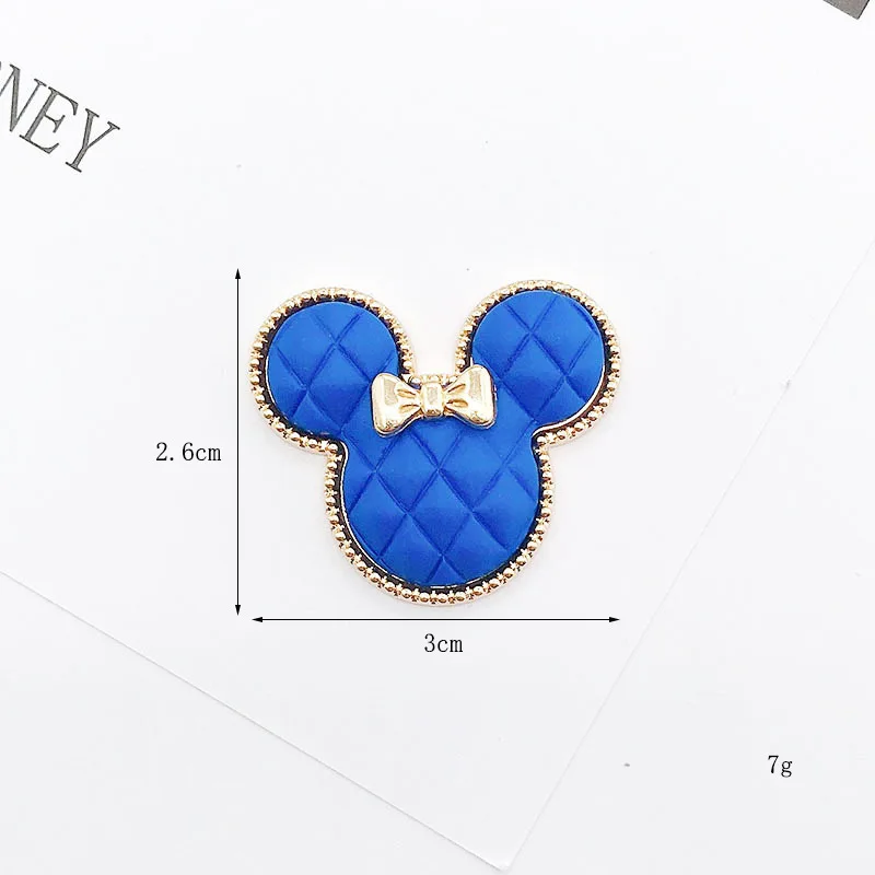 New spray paint Cartoon Doll diy ornament accessories candy color phone case beauty material hole shoes 3