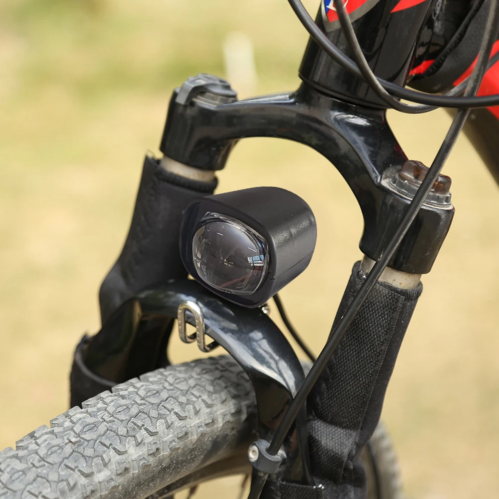 Waterproof Horn Headlight Portable Electric Bike LED Front Light E-Scooter Motorcycle Waterproof Cycling Elements