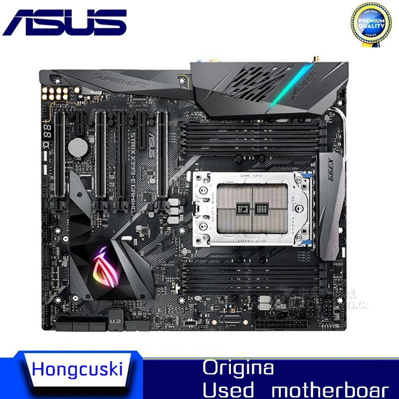 

Used For Asus ROG STRIX X399-E GAMING Original Desktop For AMD X399 X399A DDR4 MotherboardSocket TR4 USB3.0 M.2 SATA3