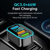 Olaf 66W 3 Ports USB Car Charger Type C Fast Charging Quick Charge 3.0 PD Phone Charger in Car For iPhone Xiaomi Huawei Samsung - Image 5