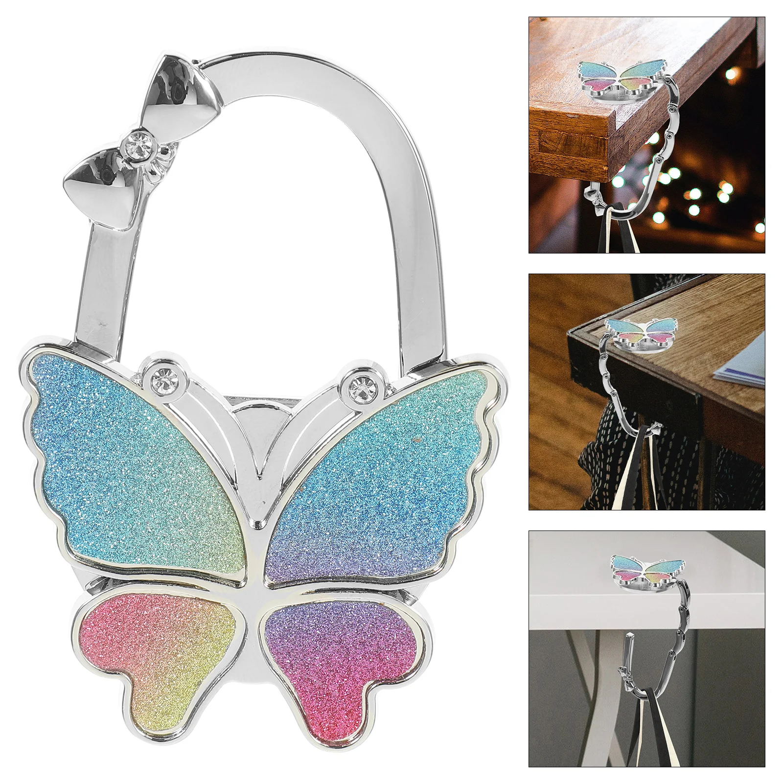 

Wallet Purse Hook Handbag Holder Hanger Table Office Desk Hooks for Tables Miss