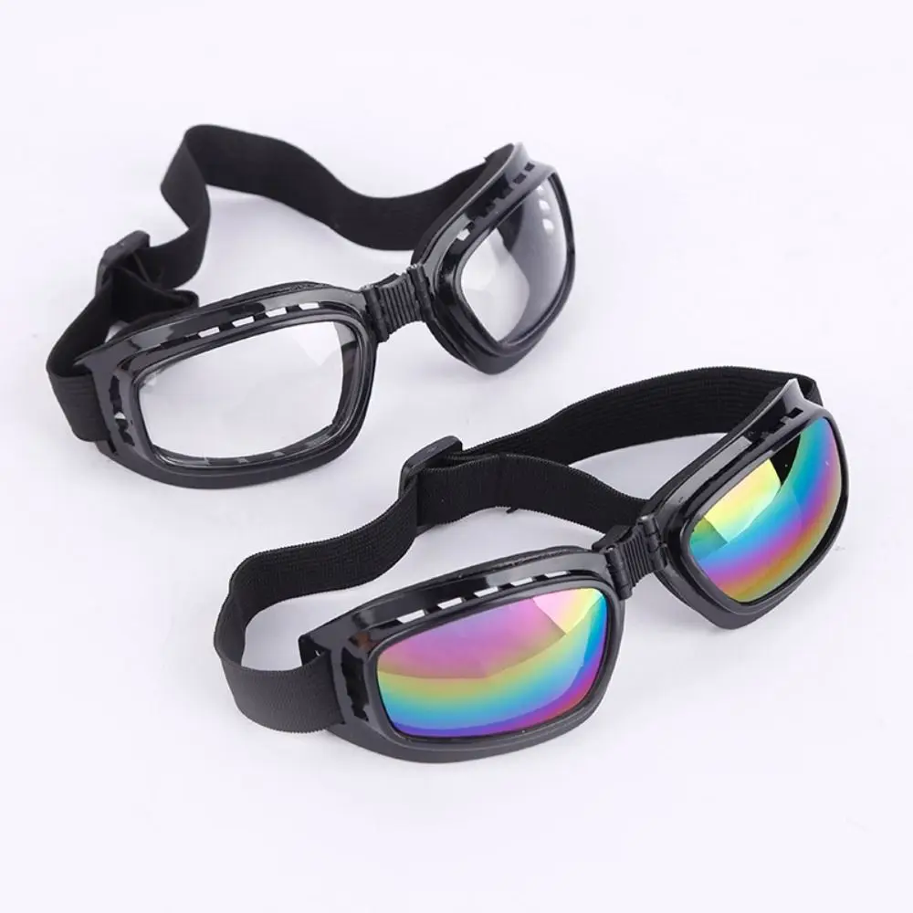 Windproof Cycling Glasses Foldable Snowboard Goggles Outdoors Motorcycle Glasses for Skiing Cycling Riding Motorcycle