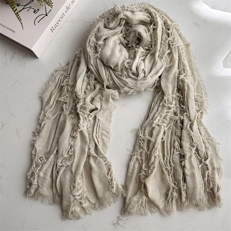 Apocalyptic Steampunk Unisex Cotton-Linen Scarf and Shawl Accessory