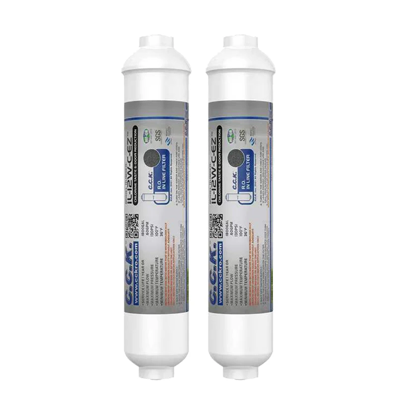 Free Shipping C.C.K. T33 Coconut GAC Post Carbon Filter Chlorine Taste