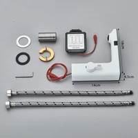 ก๊อกน้ำอ่างล้างหน้าแบบดิจิตอลพร้อมจอแสดงผล LED อัจฉริยะ ทำจากทองเหลือง ติดตั้งบนเคาน์เตอร์ ผสมน้ำร้อนน้ำเย็น สำหรับอ่างล้างหน้า 6