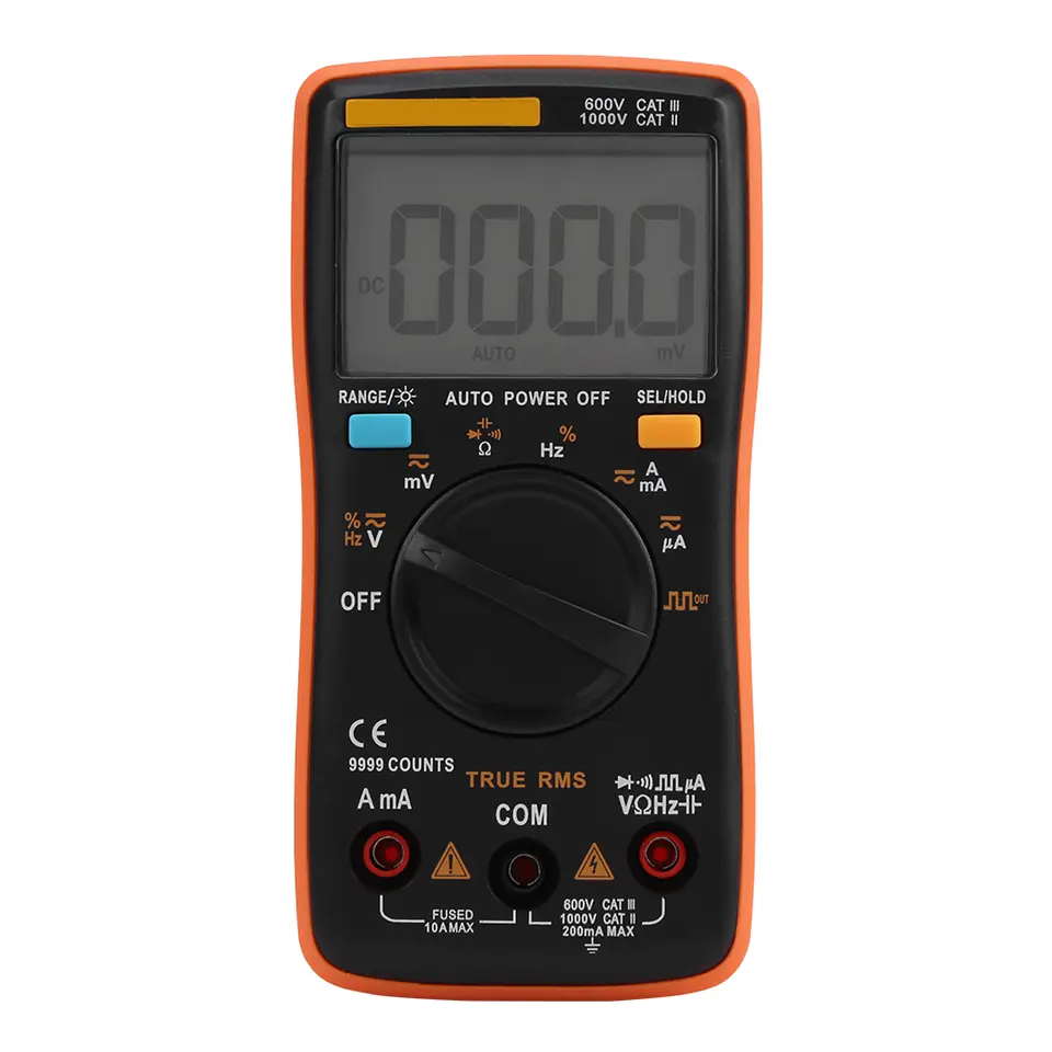 ANENG AN8008 True RMS 9999 Digital Multimeter AC DC Voltage Ammeter Current Ohm Meter image 3
