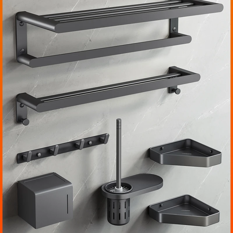 

Bathroom Alumimum Perforated Bathroom Rack Hardware Pendant