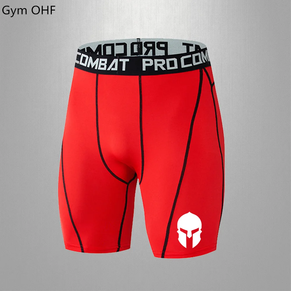 Spartan Men's Shorts Dry Fitness Running Breathable Boxer Football Shorts Exercise Tight Sports Gym Training Shorts Mens Brand