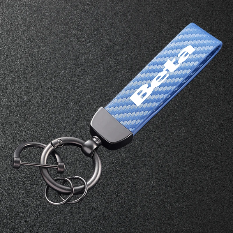 Carbon Fiber Enduro Motorcycle Keychain